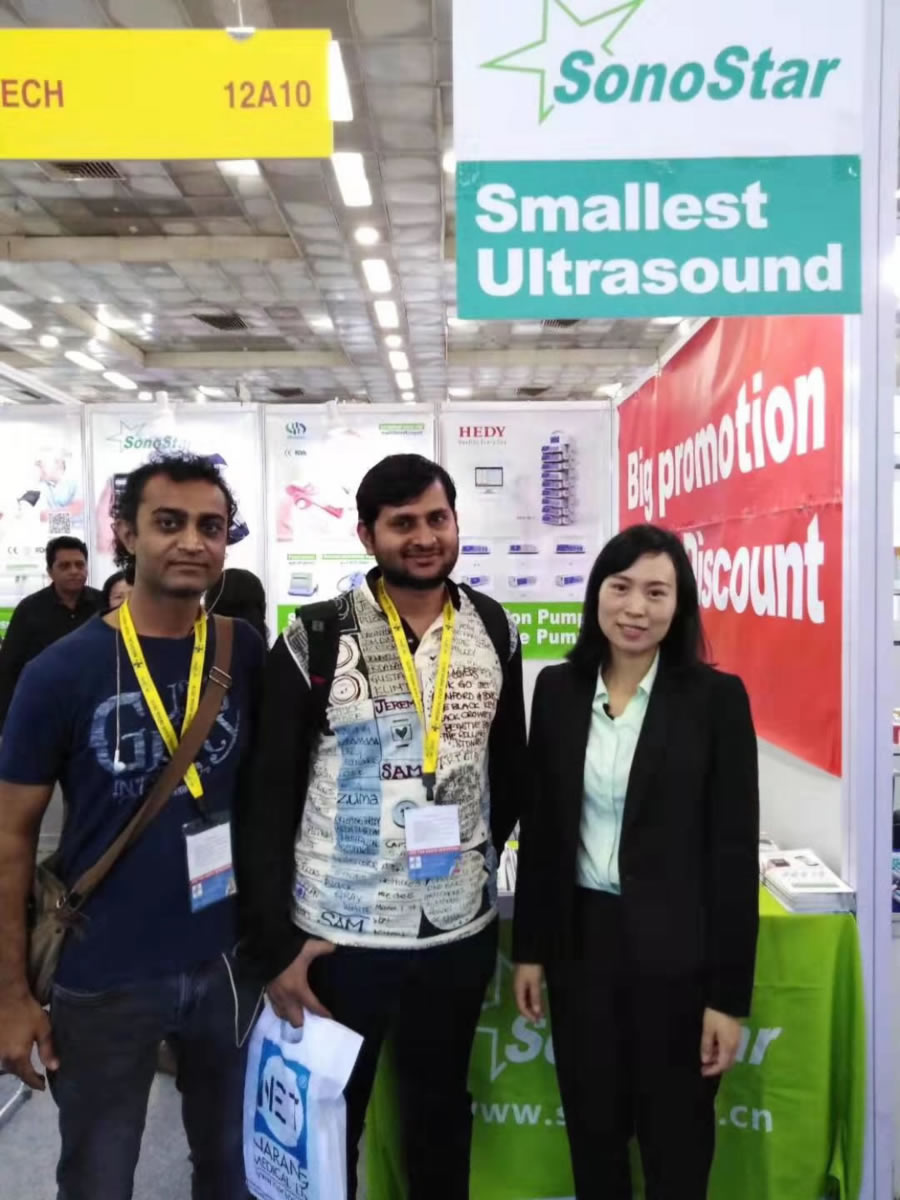 Sonostar participa con éxito en la exposición médica de la India