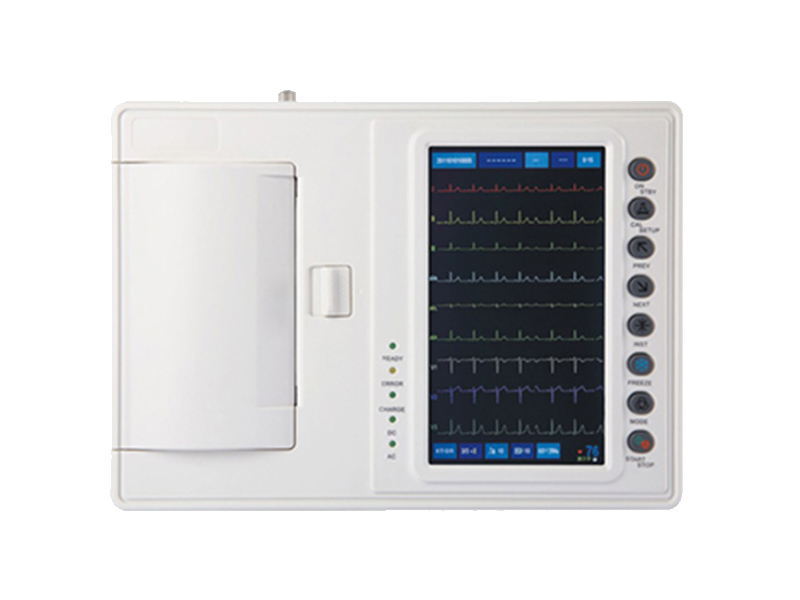 SE - 6B Electrocardiógrafo de pantalla de color de seis canales digital de pantalla táctil