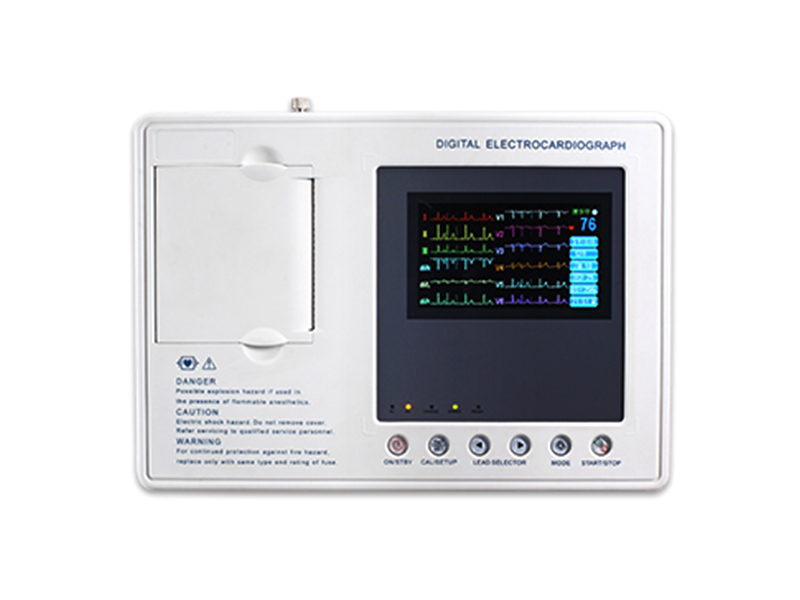 SE - 3B Electrocardiógrafo digital de pantalla de color de tres canales